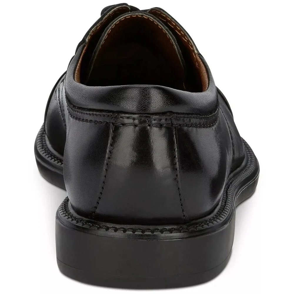 Dockers Gordon Mens Black Leather Cap Toe Oxford Dress Shoes Size 10 NEW